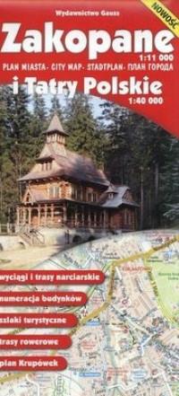 ZAKOPANE PLAN 1:11 000 I TATRY POL. 1:40 000