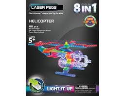 KLOCKI LASER PEGS 8 W 1 HELICOPTER II