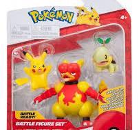 POKEMON Figurki Bitewne Pikachu Magmar Turtwig Jaz