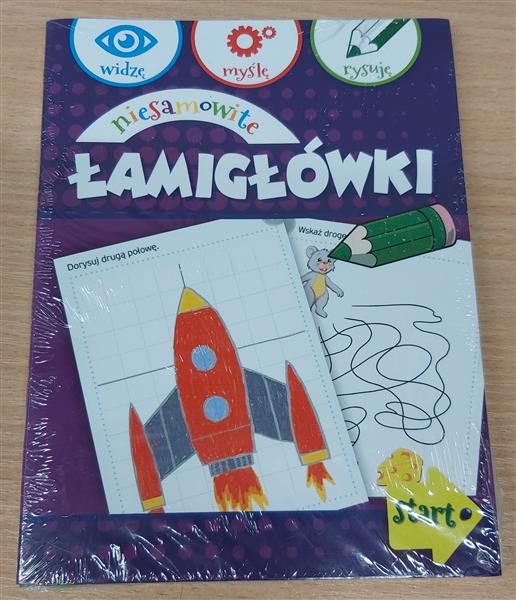 WIDZĘ,MYŚLĘ, RYSUJE. NIESAMOWITE ŁAMIGŁÓWKI