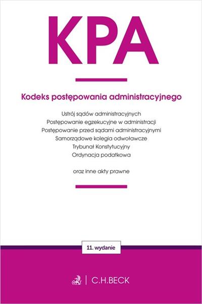KPA KODEKS POSTĘPOWANIA ADMINISTRACYJNEGO ORAZ UST