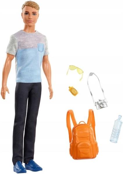 BARBIE. LALKA KEN W PODRÓŻY MATTEL