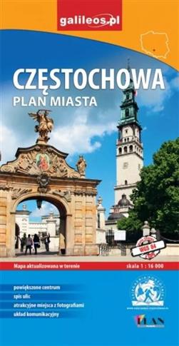 Częstochowa. Plan 1:16 000