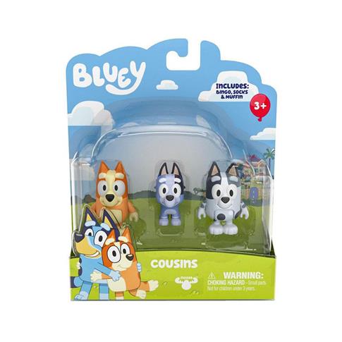 Blue. Zestaw 3 figurek. Kuzyni