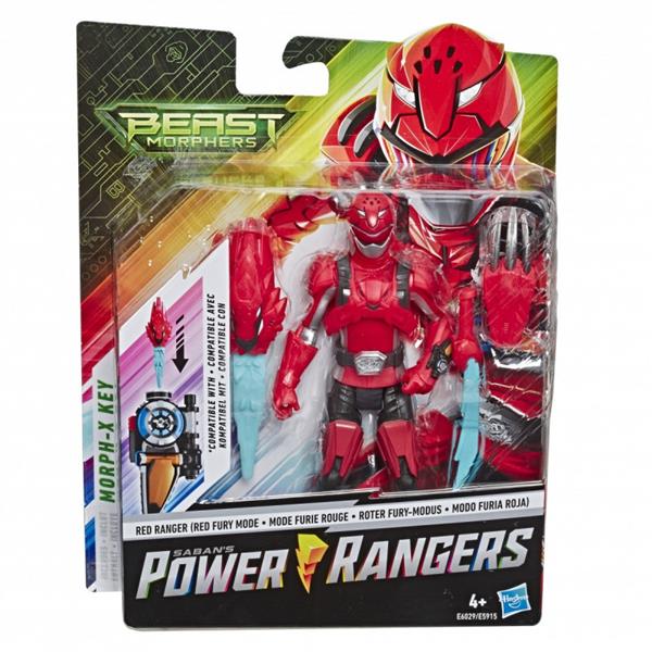 FIGURKA POWER RANGERS 15 CM, RED RANGER
