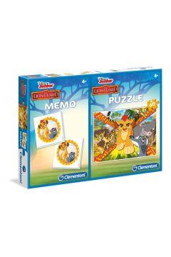PROMO CLEMENTONI PUZZLE 60EL+MEMO KRÓL LEW