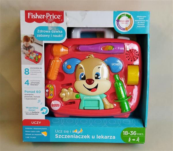 FISHER PRICE SZCZENIACZEK U LEKARZA 18M+