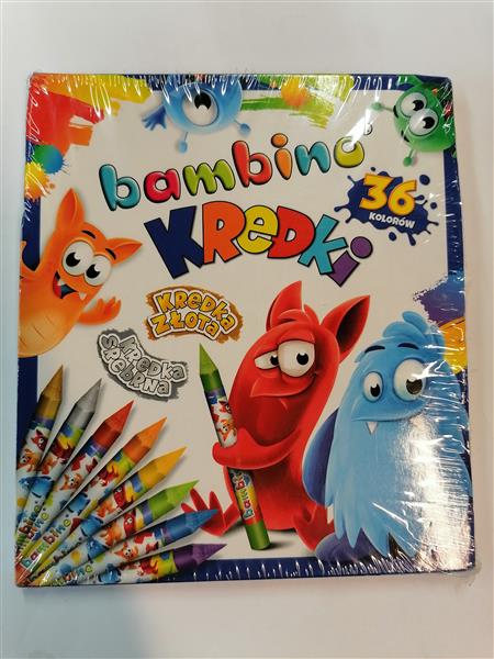 KREDKI BAMBINO ST. MAJEWSKI 36 KOLORÓW