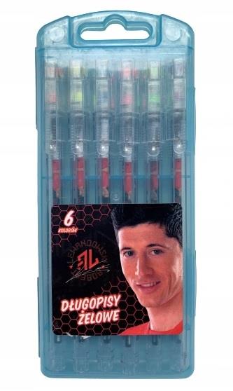DŁUGOPISY ŻELOWE  ROBERT LEWANDOWSK ST.MAJEWSKI