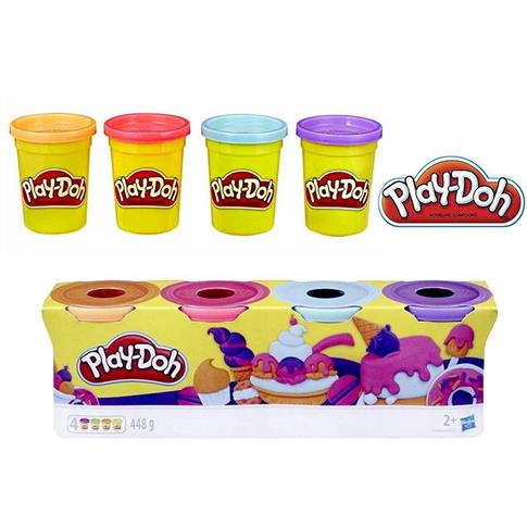 Play-Doh, ciastolina, mix słodkich kolorów, 4 tuby
