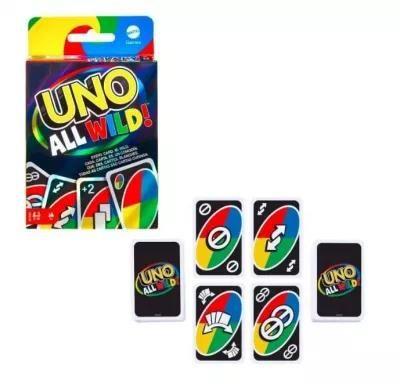 UNO All, gra karciana, Wild Dzikie karty, HHL33