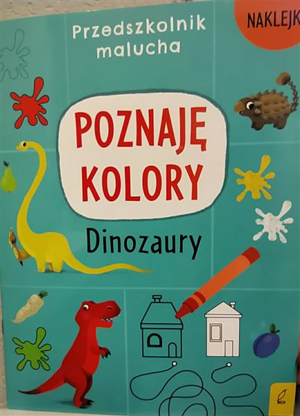 POZNAJĘ KOLORY. DINOZAURY