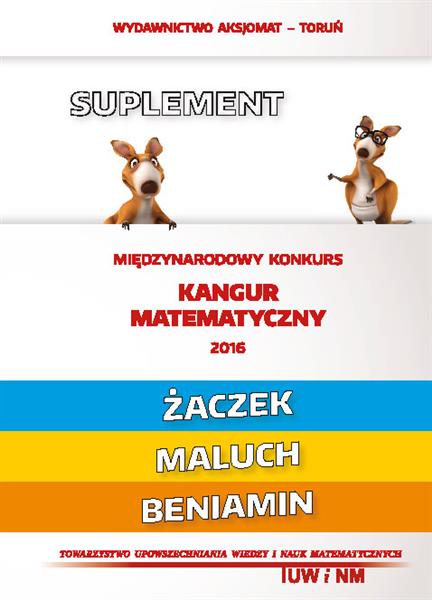 MATEMATYKA Z WESOŁYM KANGUREM - SUPLEMENT 2016 (ŻA