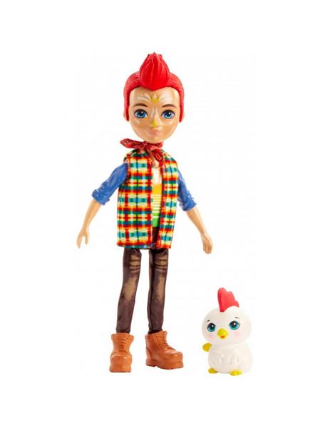 ENCHANTIMALS LALKA REDWARD I ZWIERZĄTKO CLUCK