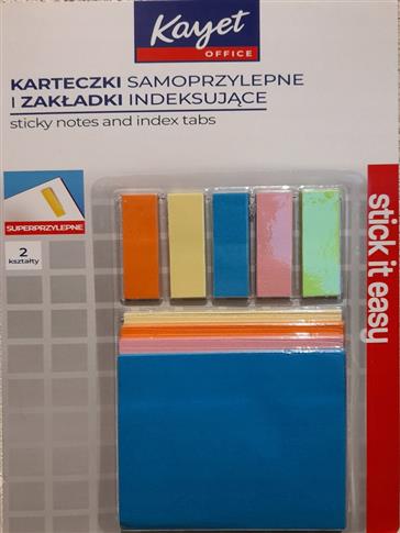 Duże karteczki samoprzylepne zakładki indeks