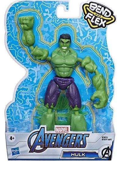 FIGURKA AVENGERS BEND AND FLEX HULK