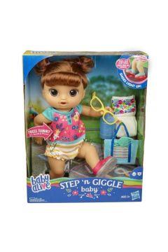 BABY ALIVE STEP N GIGGLE DZIEWCZYNKA BRUNETA E5248
