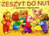 ZESZYT DO NUT Z SZEROKĄ PIĘCIOLINIĄ