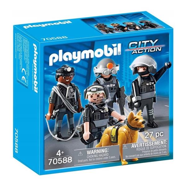 JEDNOSTKA SPECJALNA POLICJI PLAYMOBIL 70588 4+
