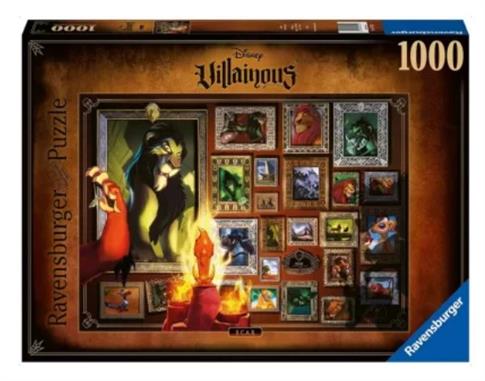 Puzzle 1000 elementów. Disney Czarne Charaktery...