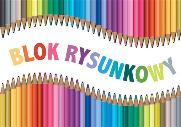 BLOK RYSUNKOWY A4 - MIX
