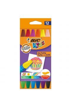 BIC PASTELE OLEJNE 12 KOLORÓW