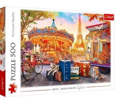 Trefl, puzzle, Wakacje w Paryżu, 500 el.