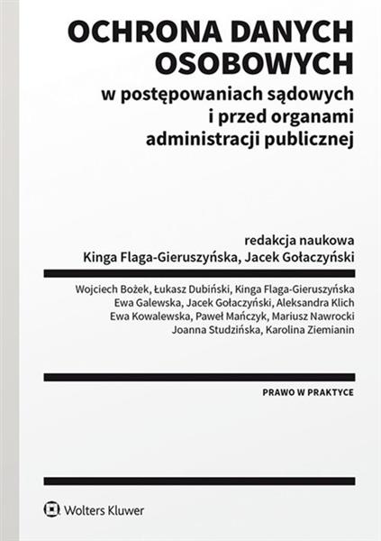 OCHRONA DANYCH OSOBOWYCH W POSTĘPOWANIACH SĄDOWYCH