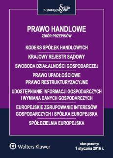 PRAWO HANDLOWE ZBIÓR PRZEPISÓW