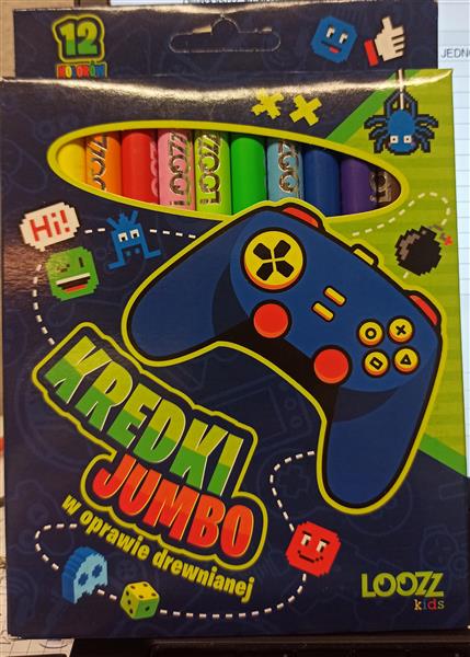 KREDKI JUMBO KIDS 12 KOL-PLAY