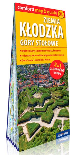 ZIEMIA KŁODZKA, GÓRY STOŁOWE; LAMINOWANY MAP&GUIDE