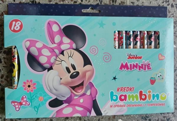 KREDKI BAAMBINO 18 SZT. MINNIE ST.MAJEWSKI