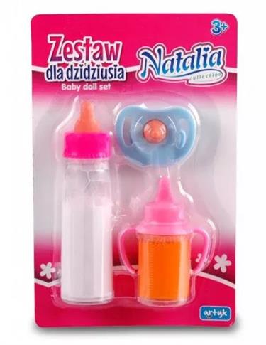 Zestaw dla dzidziusia 2 butelki+smoczek Natalia