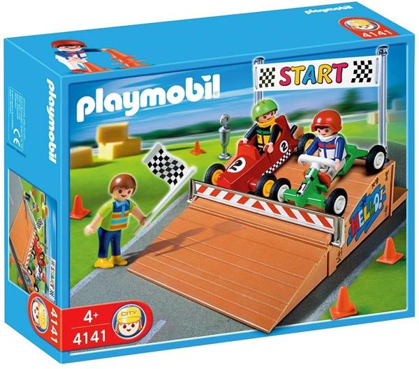 KLOCKI PLAYMOBIL WYŚCIGI GOKARDÓW
