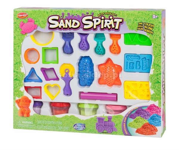 PIASEK SAND SPIRIT. ZESTAW DUŻY Z NARZĘDZIAMI