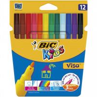 BIC. FLAMASTRY VISA, 12 SZTUK