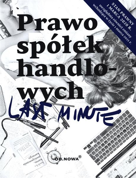 PRAWO SPÓŁEK HANDLOWYCH LAST MINUTE 2020