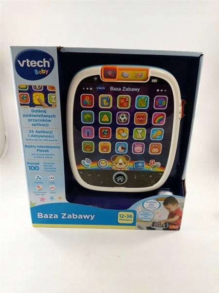 VTECH INTERAKTYWNY TABLET BAZA ZABAWY UCZY 1-3 LAT
