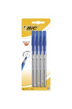 BIC DŁUGOPIS ROUND STIC EXACT NIEBIESKI 4 SZT.