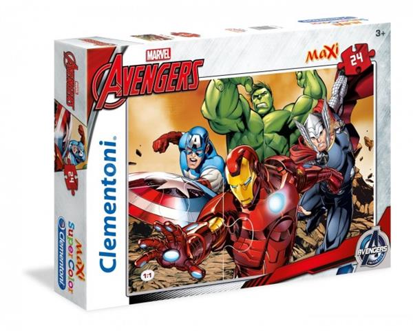 CLEMENTONI: PUZZLE 24EL. MAXI - AVENGERS V.2