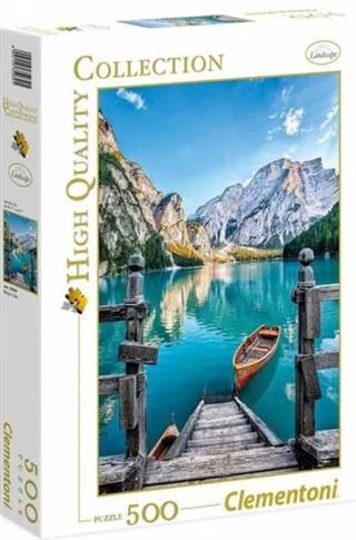 Clementoni, puzzle, Jezioro Braies, 500 el.
