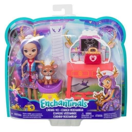 ENCHANTIMALS. LALKA I ZWIERZĄTKO. WETERYNARZ