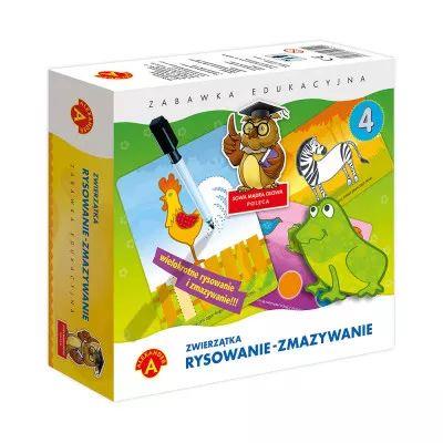 Sowa Mądra Głowa. Zwierzątka. Rysowanie - zmazywan