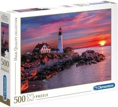 Clementoni, puzzle, Latarnia w Portland, 500 el.
