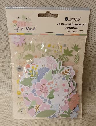 Papier kształty Wonder 154szt