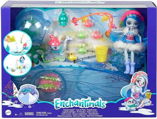 ENCHANTIMALS ZIMOWE WĘDKOWANIE LALKA SASHAY