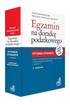 EGZAMIN NA DORADCĘ PODATKOWEGO PYTANIA OTWARTE