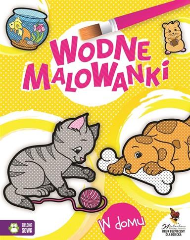 W domu. Wodne malowanki