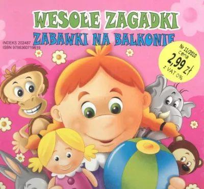 Wesołe zagadki. Zabawki na balkonie