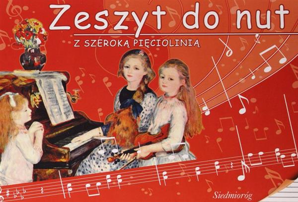 ZESZYT DO NUT Z SZEROKĄ PIĘCIOLINIĄ W.2013